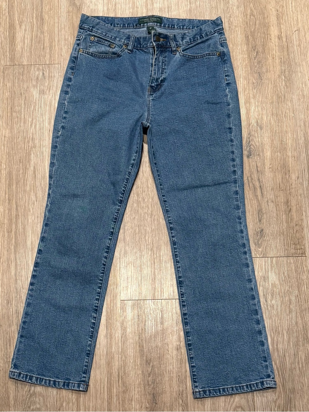 Vintage Y2K Lauren Jeans Co Ralph Lauren 8P Petite High Rise Straight Jeans